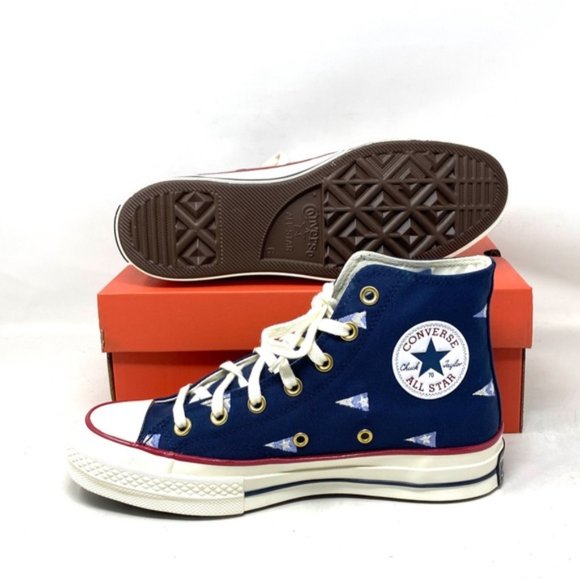 Converse Chuck 70 Shoes For Men Skate Canvas Navy High Top Sneakers A04965C - Picture 6 of 10